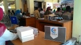 Stand Vaksinasi Masal Influenza Haji Kecamatan Mlati Sleman Yogyakarta